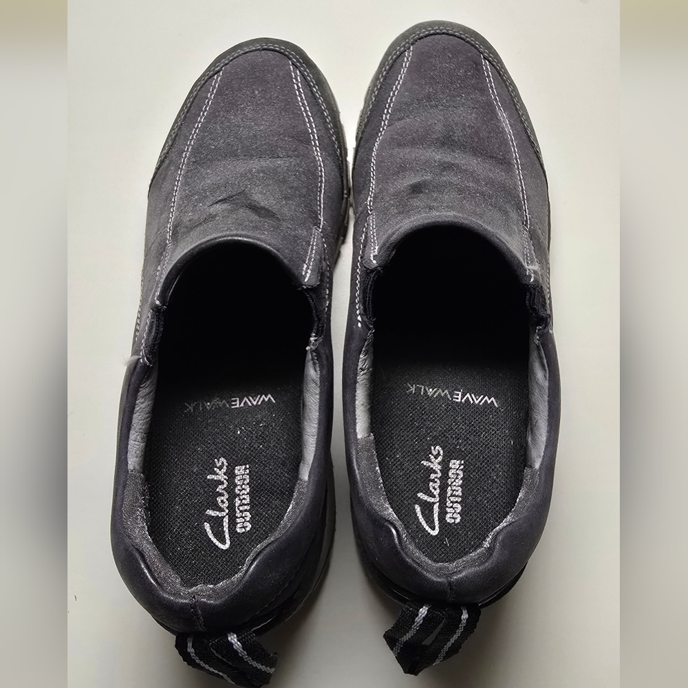 Clarks Women's Blue Slip-On Loafers